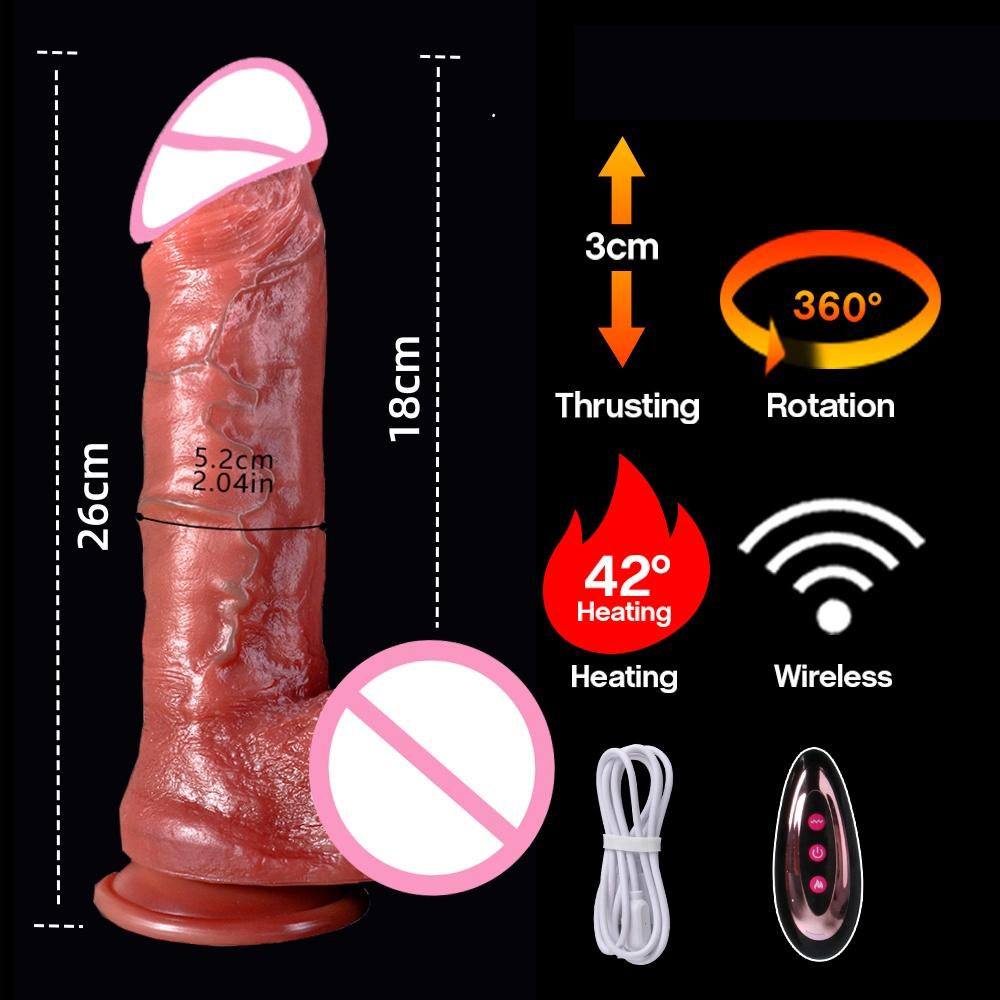 Vibrator Dildos Realistic Big Long Dildo Adult Supplies Huge Dick 18 for Girls Sex Toy Penis Sexyshop Rubber Dilddo Xxl Women's