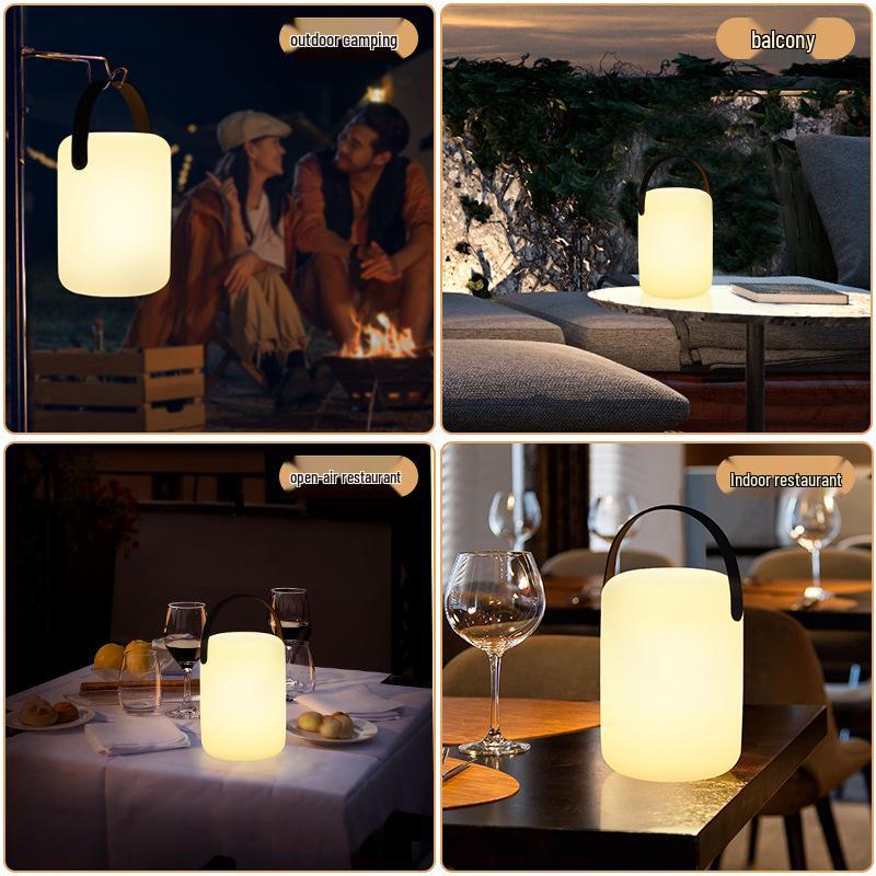 Portable Multicolor LED Table Lamp for Outdoor, Bar, Restaurant, Hotel, and Indoor Night Use