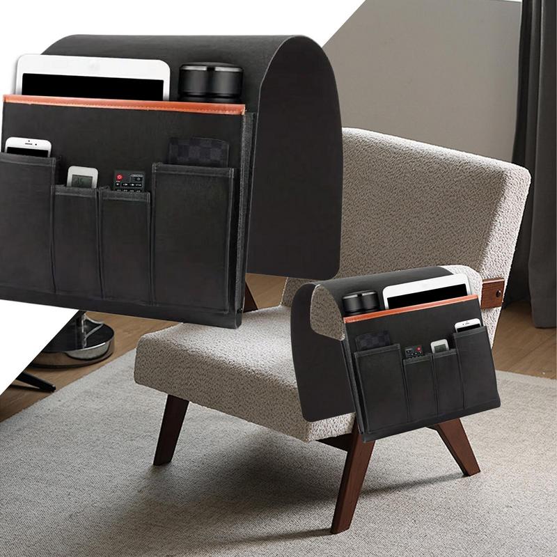 Haushalts-Sessel-Caddy Filz Sofa Relaxliege Armlehnen-Organizer Für Tablet Handy Fernbedienung Hängende Aufbewahrungstasche
