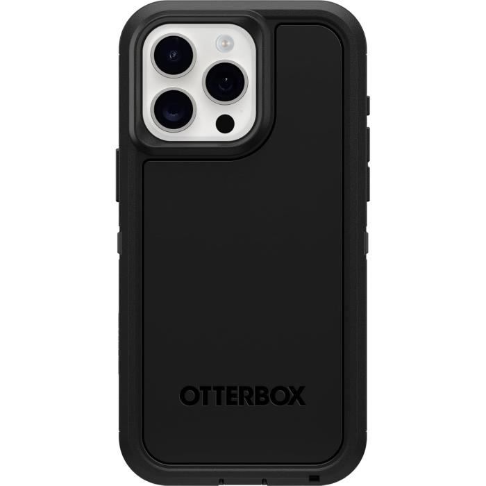 Coque - otterbox - defender xt - iphone 15 pro max - antichoc - compatible magsafe - noir
