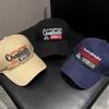 Spring and Summer New Korean Niche Designer Letter Embroidered Baseball Cap Women's Versatile Sunshade Cap