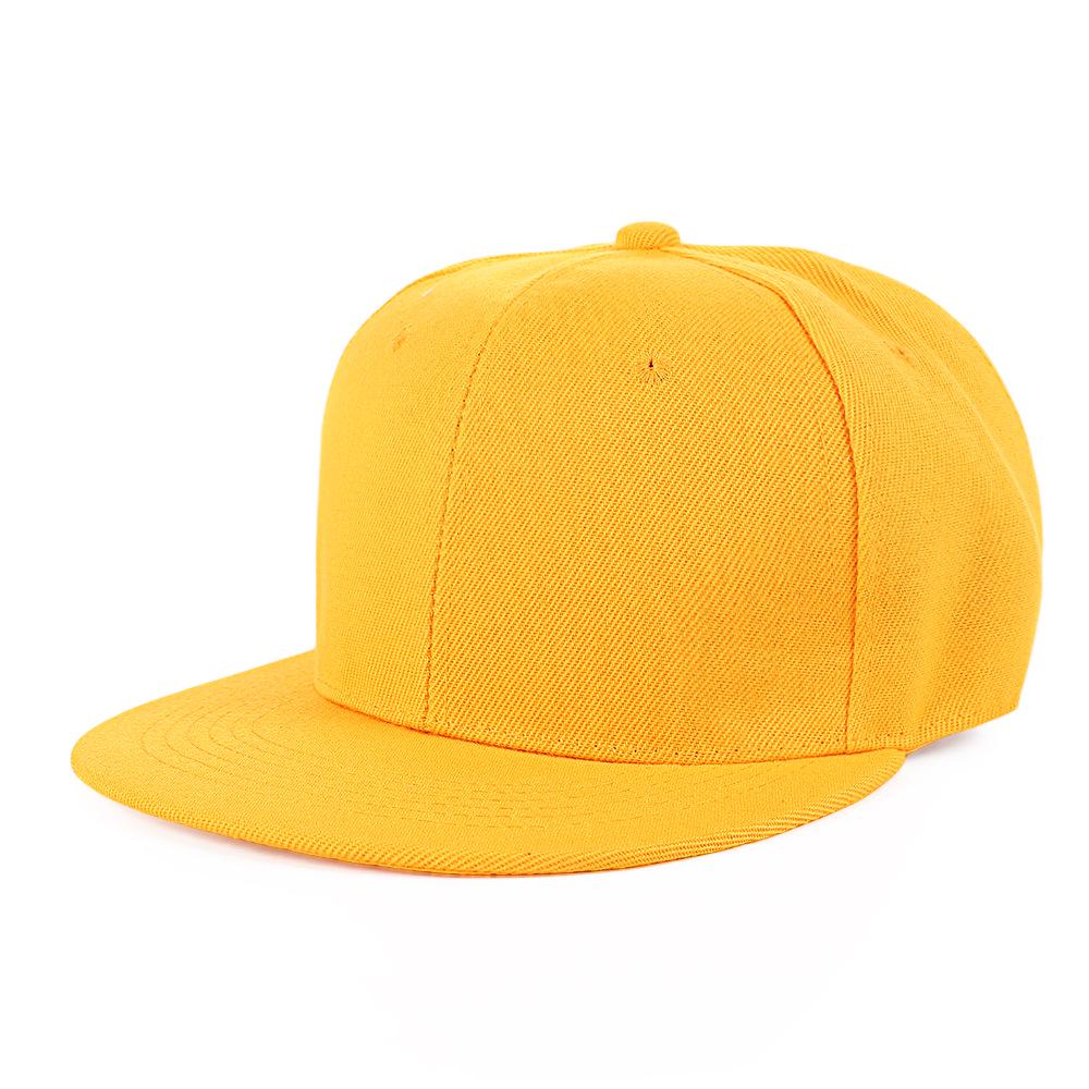 Spring/Summer Trendy Unisex Polyester Flat Brim Hat with Embroidered Logo - European & American Style