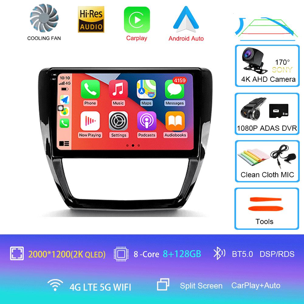 Android 14 Car Radio For Volkswagen Jetta 6 2011 - 2018 Multimedia Video Player Navigation Stereo GPS No 2din 2 Din Dvd