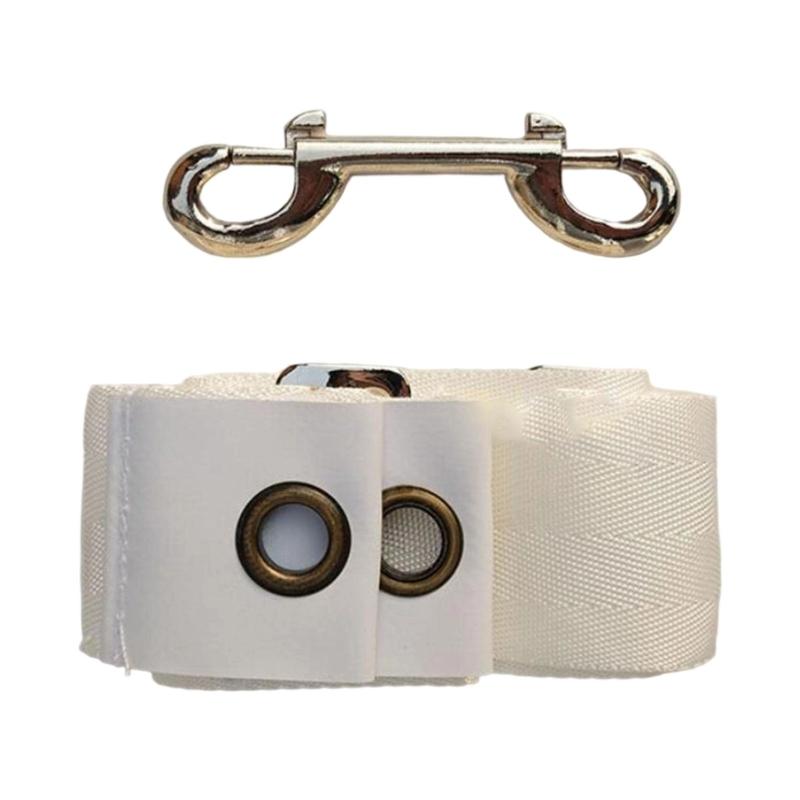 

Professional Tennis Courts Center Band Adjustable Height Tennis Net Straps Nylon Webbing with Stainless Steel Buckle 1