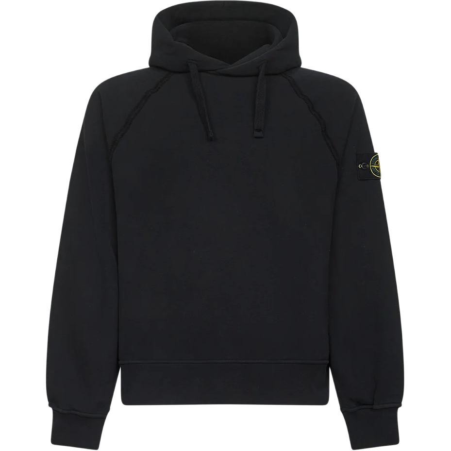 

STONE ISLAND Однотонный свитшот свободного кроя с капюшоном и рукавами реглан Мужские топы Черный K2S156100023S0A20-V0029 M