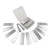 100pcs Aluminum Plant Labels, Metal Plant Tags, Tree ID Tags Plant Aluminum Tag Round Art Aluminum