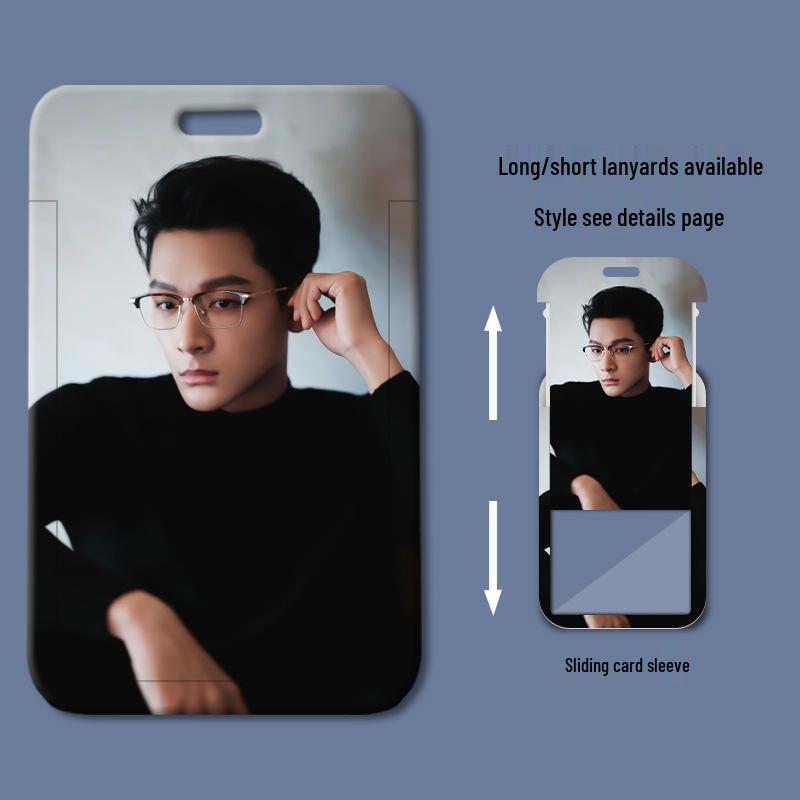Zhang Wanyi Plastic Sliding Cover Card Holder for Student IDs, Badges, and Access Cards