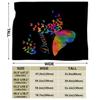 Printed Blanket Comfortable Soft Sofa Talk Blanket