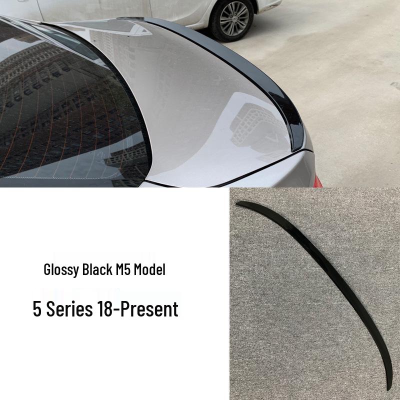 Compatible BMW New 5 Series Front & Rear Lip Kit (525/530Li) - Black Warrior MP Modification Kit.