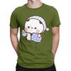 Men Bubu Panda Going To Sleep With Dudu Bear T Shirts 100% Cotton Clothes Crazy Short Sleeve Crewneck Tees Size T-Shirt 71813