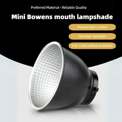 Mini Strong Light Cover For Bowens Mount Camera Lampshade Cob Spotlight Reflector Diffuser Lamp Shade Dish For Video Live Shoot