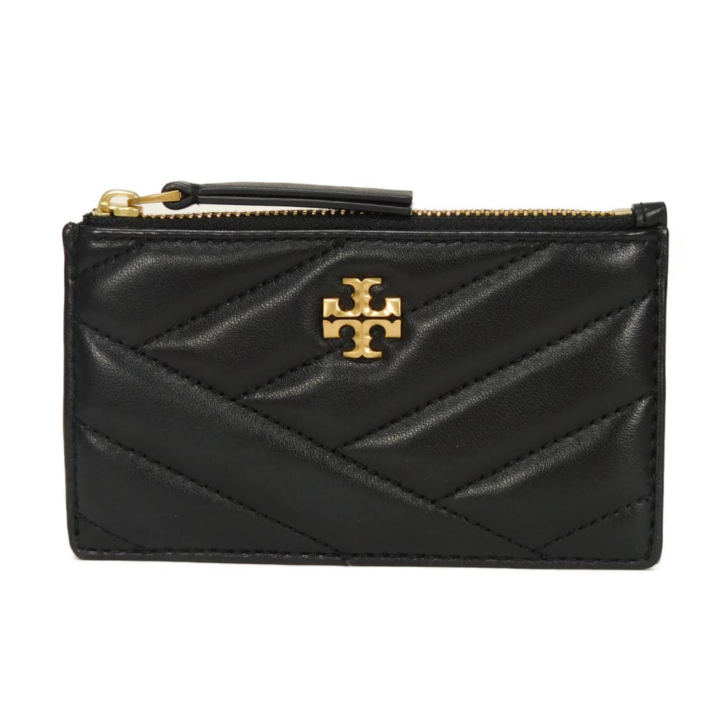 

Used 10833 Kira Chevron Zip Card Case 156556 7943 Current Quilted Fragment Case Excellent Condition Double T Black