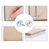 150Pcs Nonslip Feet Pad Sofa Foot Covers Floor Furniture Legs Protector Pad Hardware Screw On Rubber Feet with Screws
