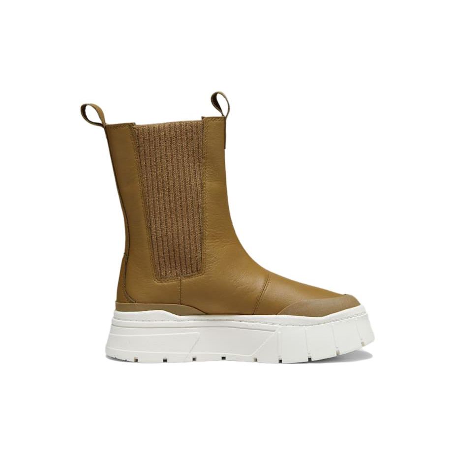 Puma Mayze Stack Chelsea Winter Boot Chocolate Chip Women Sneakers Brown 393201-02