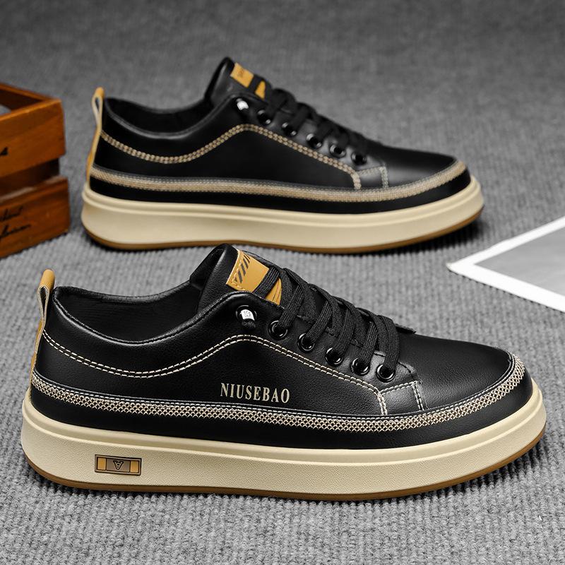 

Осенняя мужская повседневная обувь на доске, универсальная молодежная обувь на доске, мужская обувь легкой роскоши 44