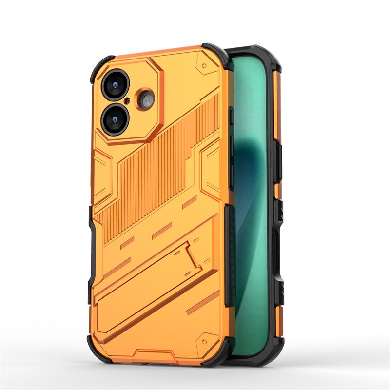 Phone Holder Case For iPhone 17 Case Shockproof Anti-knock Armor Full Back Cover For iPhone 17 Case For iPhone 17 Air 17 Pro Max