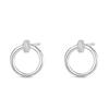 European and American High-End Irregular Hoop Stud Earrings - Versatile, Fashionable Cross-Border Jewelry