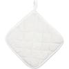 Potholders - Creotime - 20x20 Cm - 1 Pair - Cotton - White