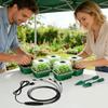 Seedling Starter Trays Reusable Space Saving Adjustable Brightness Holder Seedling Starter Tray Kit For Beginner Gardeners