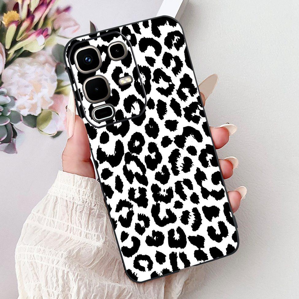 Per Infinix Note 50s X6870 Cover Posteriore Per Infinix Note 50s 5G Custodia Silicone Moda Lusso Fiori Gatto Carino Dipinto Divertente Paraurti