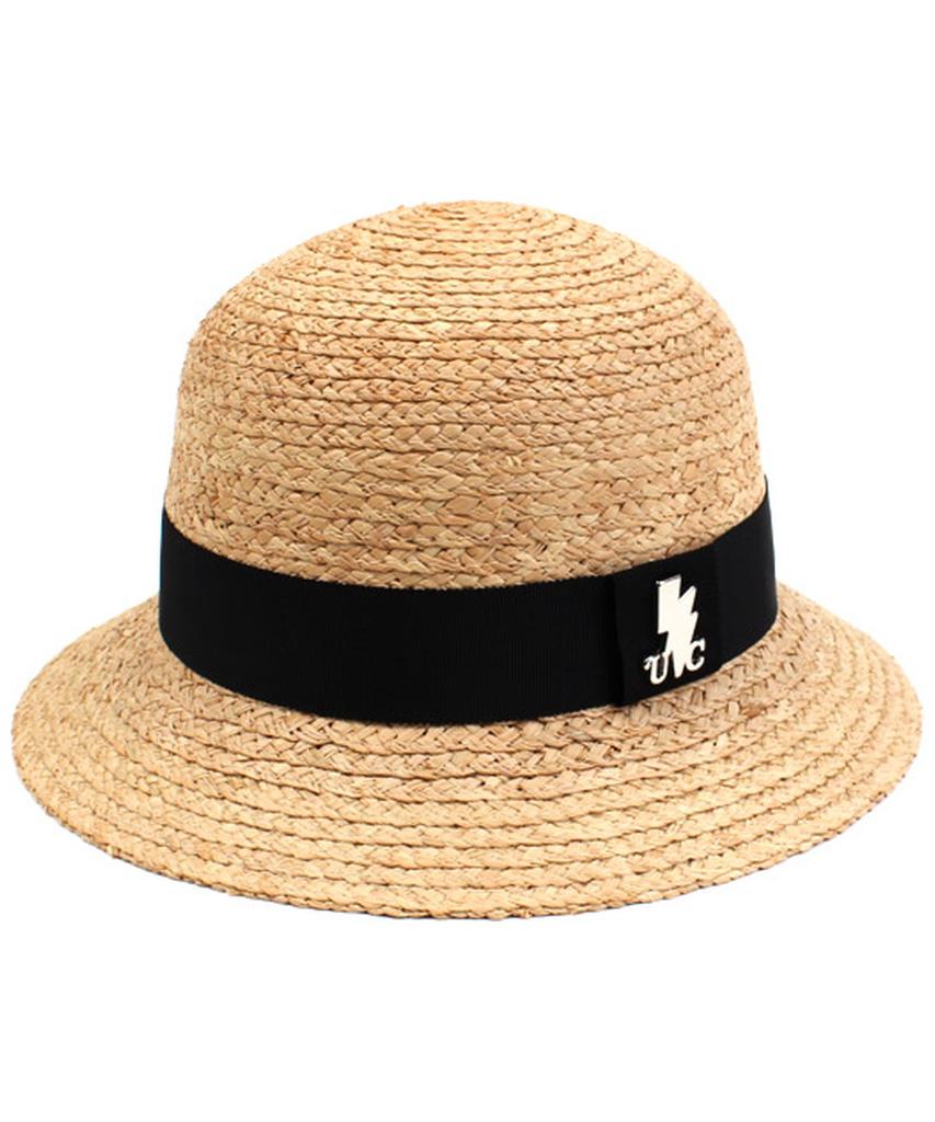 Yunibeosyeolkemiseuteuli Thunder Summer Raffia Cloche Hat Summer Fedora