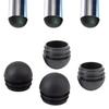 4/8pcs Chair Leg Caps Round Steel Pipe Plug Table Feet Mat Floor Silent Protector Pads Chair Table Feet Decorative Dust Cover