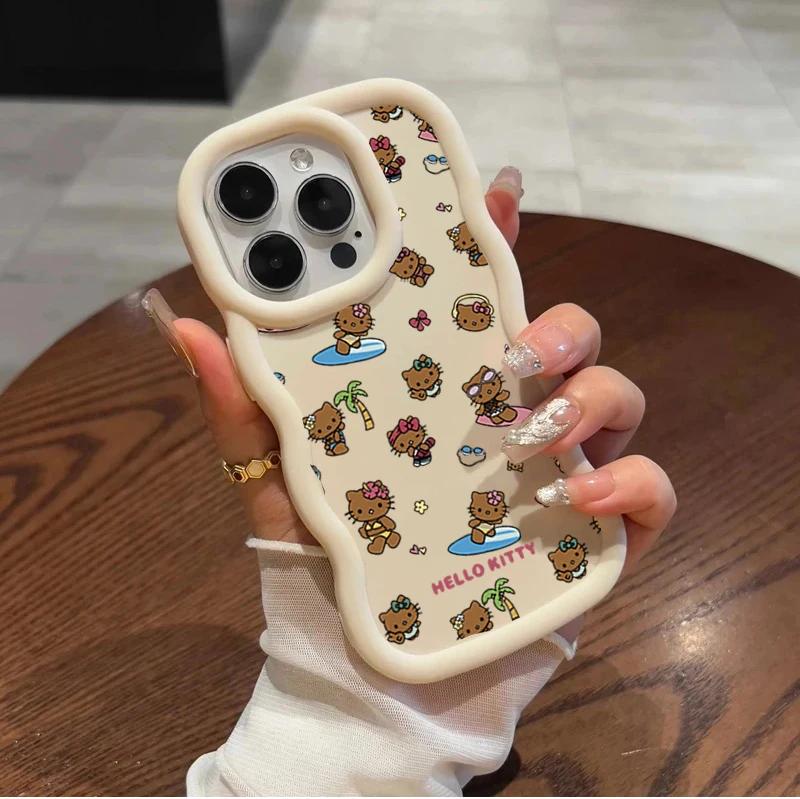 Casing For Xiaomi Redmi 14C 13C 12 13 12C 10 10C 9T A5 Note 14 12 11 13 Pro Plus 11S 10S 4G 5G Case Cover Hello Kitty  Soft