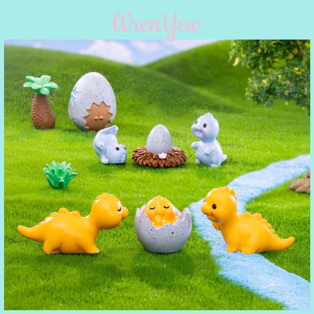 Creative Resin Dinosaur Miniatures For Moss Terrariums Cute Desk Accessories
