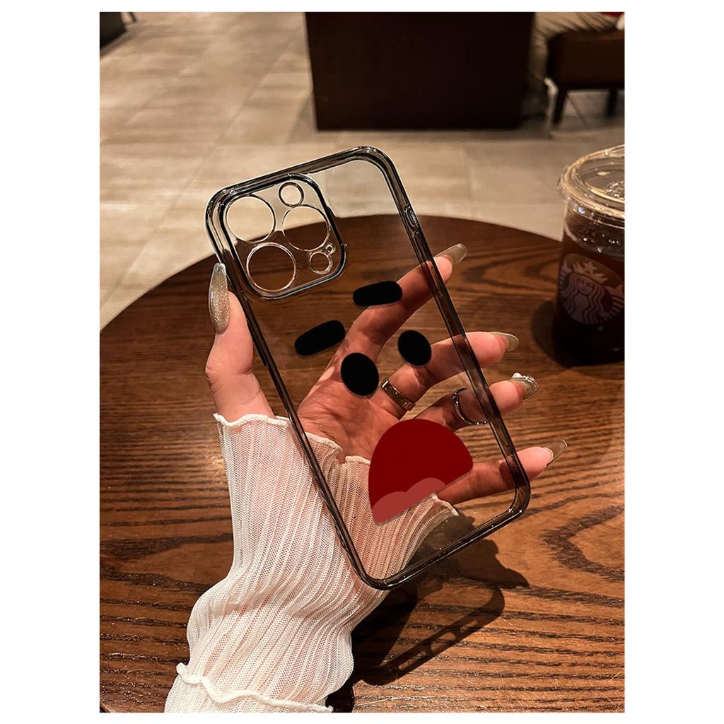 Funny Meme Face TPU Phone Case For IPhone 15 14 13 12 11 Pro Max X XR XS 8 7 Plus, Clear Shockproof Protective Cover
