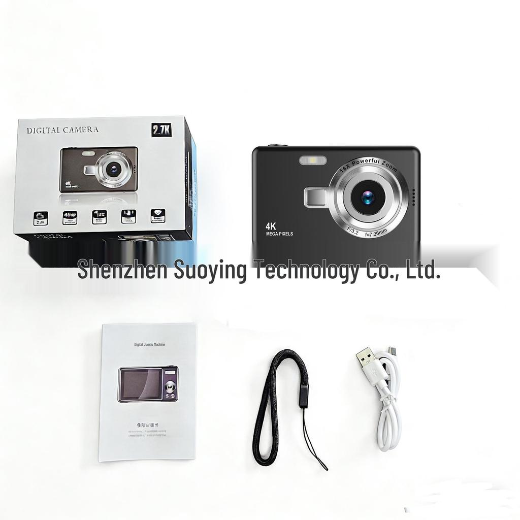 Q12 Retro CCD Digital Camera for Photos & Videos - Portable Student & Children's Holiday Gift