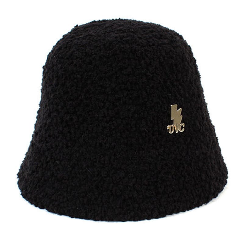 Universal Chemistry Round Fleece Black Bucket Hat