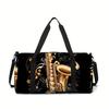 Musical Instrument Large Capacity Luggage Bag for Boy/Girl Best Gift 2D Cartoon Travel Duffels Outdoor Fitness Bag for Children