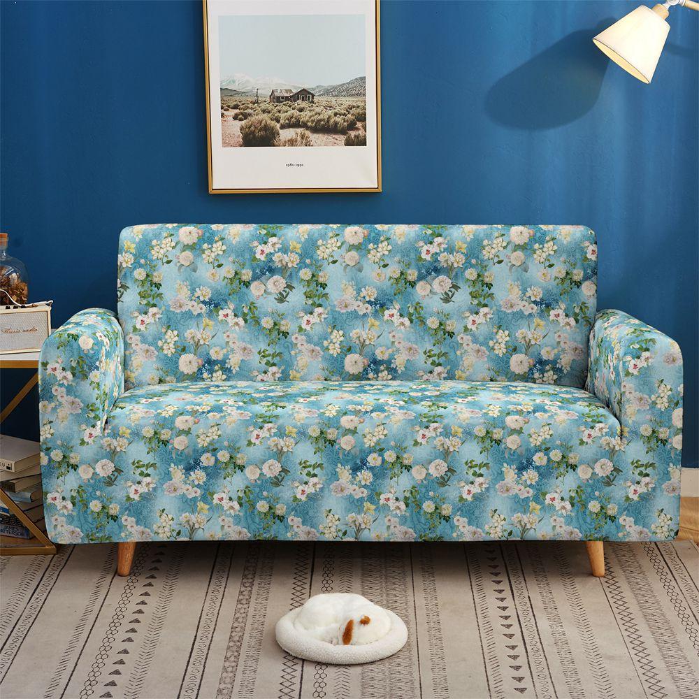 Flower Dustproof And Non-Slip Elastic Sofa Cover Pad Universal All-Inclusive Supply Multi-Color Magic Cover