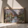 Obraz Do Malowania Po Numerach Z Ramą Park Wiosną 70X50 Cm