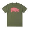 Animals Pig Floyds Fun Vintage Tshirt Comfortable Casual Retro YK Cotton Unisex T shirt New Tee Tshirt Womens Tops