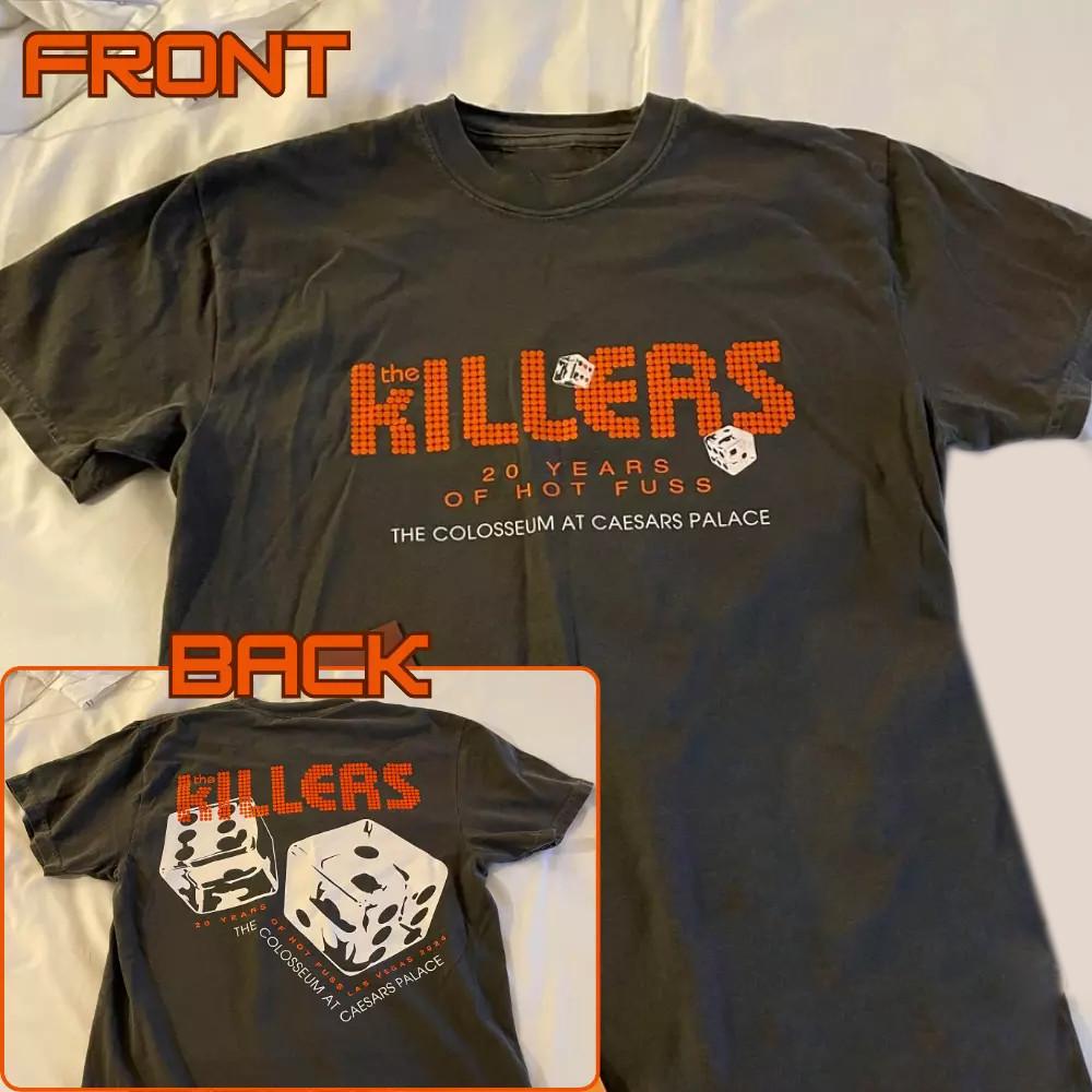 

NEW The Killers Race Car T Shirt 20 Years of Hot Fuss S-5XL Las Vegas SG408 Unisex T-Shirt S