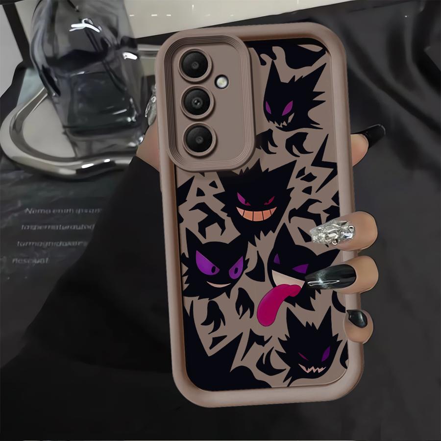 Case for Samsung Galaxy A56 A73 A35 A52 A55 A25 A26 A32 A36 A24 A22 A21s A54 Phone Cover Pokemon Cool Gengar