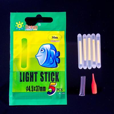 Bastão Flutuador de Pesca Luminoso Super Brilhante que Brilha no Escuro para Pesca Noturna