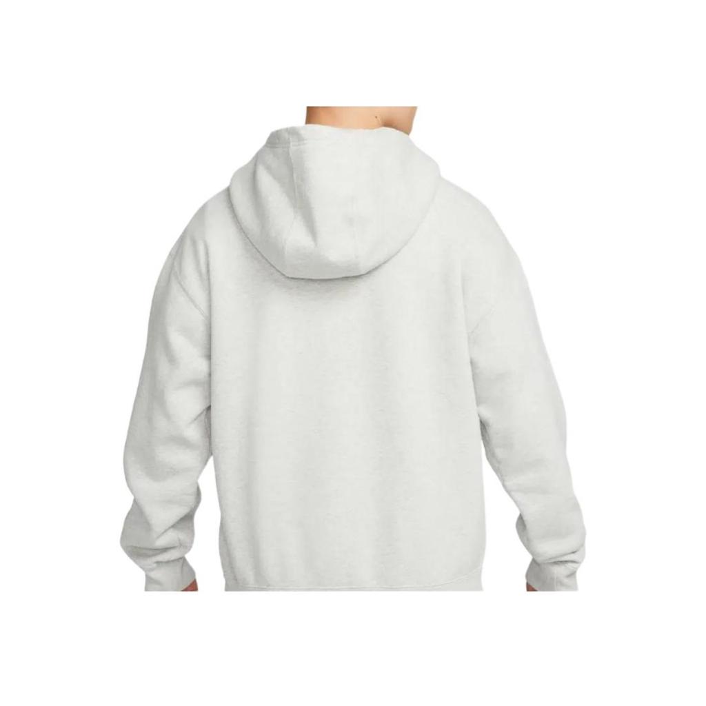 Nike Graphic Print Hooded Sweatshirt Men Tops Grey FQ6898-050