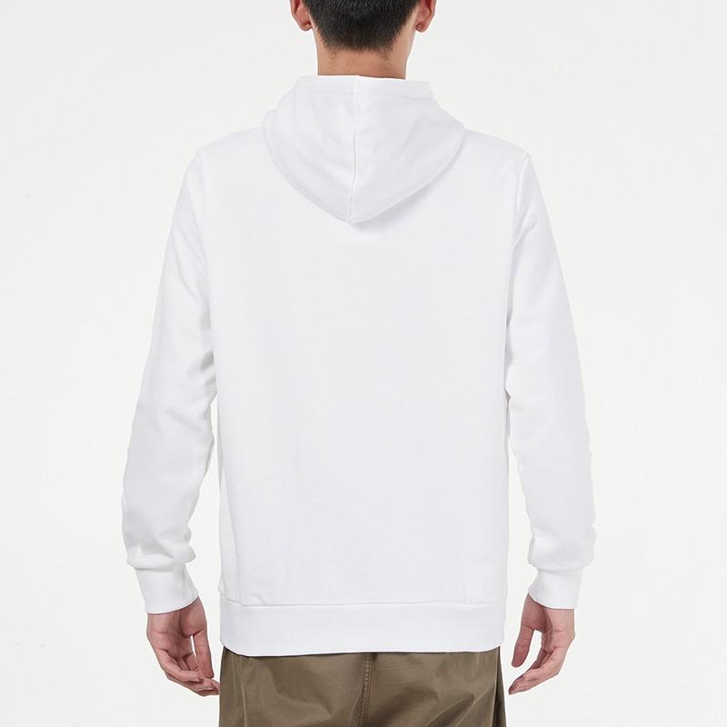Puma Sports Running Casual Loose Hooded Pullover Long Sleeve Sweatshirt Men Tops White 533145-52