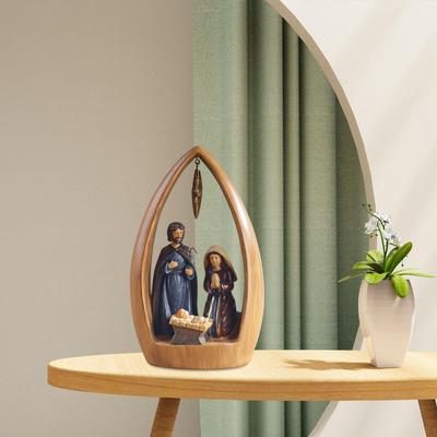 Christmas Nativity Desktop Statue Jesus Birth Ornament