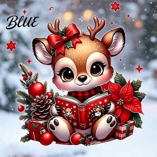 Creative Seasonal Wall Murals Christmas Deer Sticker PVC Elk Decal for Glass Windows Holiday Winter Theme Stickers Home Decor Waterproof Removable