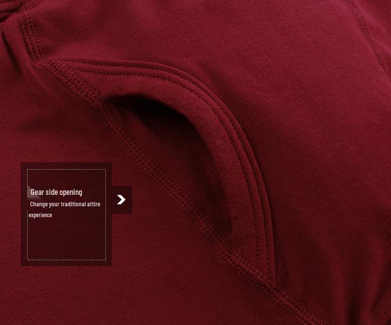 Aoyuansu Men's Slimming Cotton Thermal Base Layer Pants for Autumn and Winter