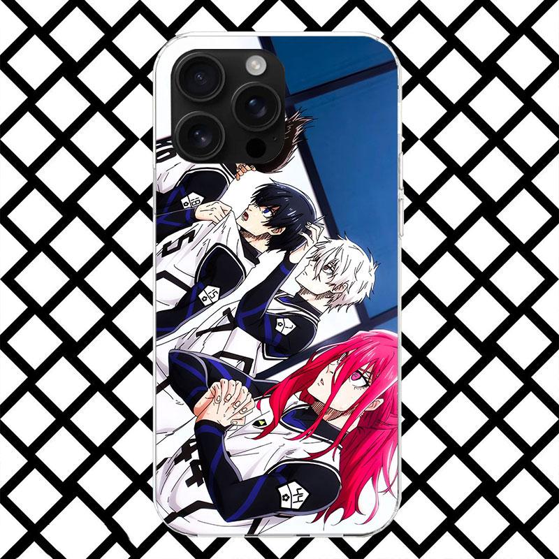 Blue Lock Isagi Yoichi Phone Case for iPhone 17 Air 16 16E 15 14 Plus 13 Mini 12 11 Pro Max 7 8 + SE 2020 Soft Cover Fundas 17 A