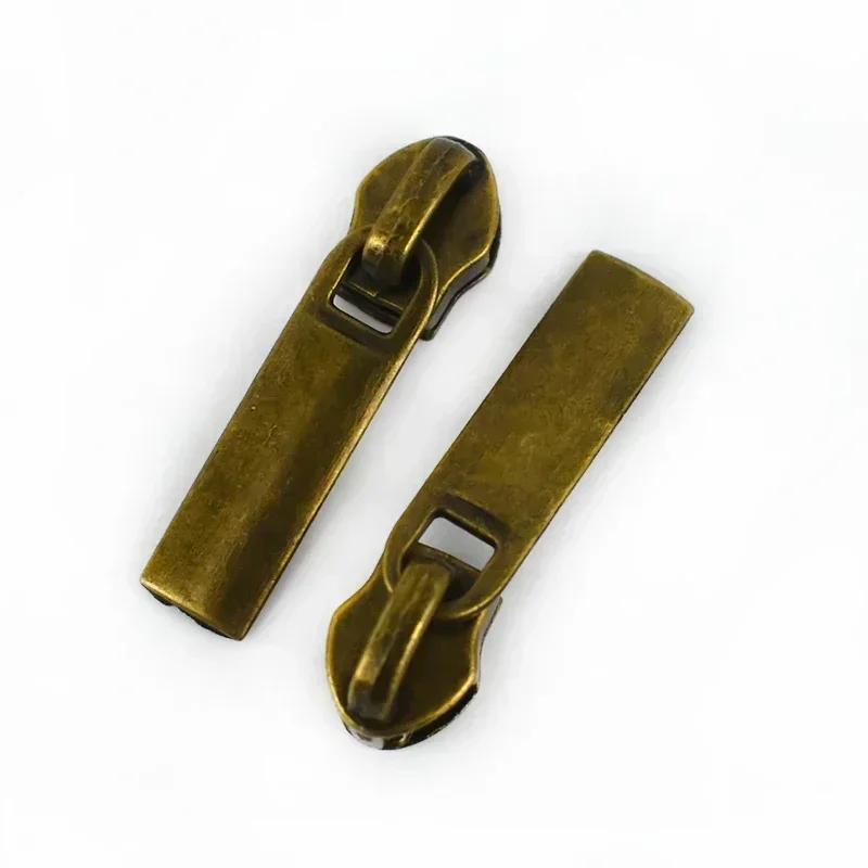 5/10/20Pcs 5# Zipper Slider for Nylon Zippers Zip Head Puller Lock Bag Clothes Purse Tailor Repair Kit DIY Sewing Accessories