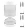 Dry-wet Separation Pickle Vegetable Jar Hourglass Type Pickled Juice-Separation Food Filter Storing Pickles Kitchen Accessories