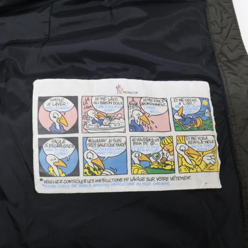 MONCLER BETULONG Hoodie Down coat 1 khakiUsed