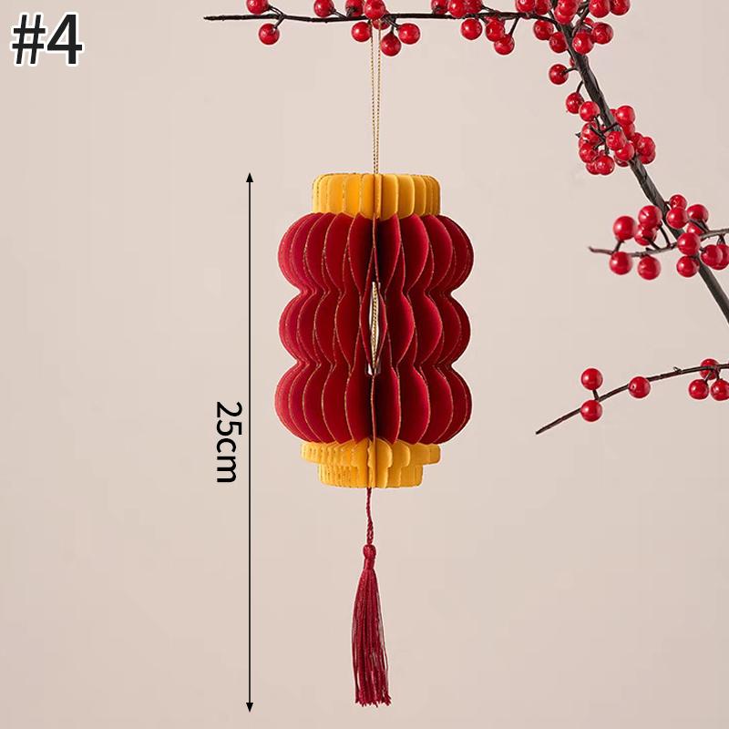 3D Papier Wabenball 2026 Neujahr Hängende Dekoration Papierornamente Frühlingsfest Papierkürbis Ornament Weihnachten Party Deko Vase