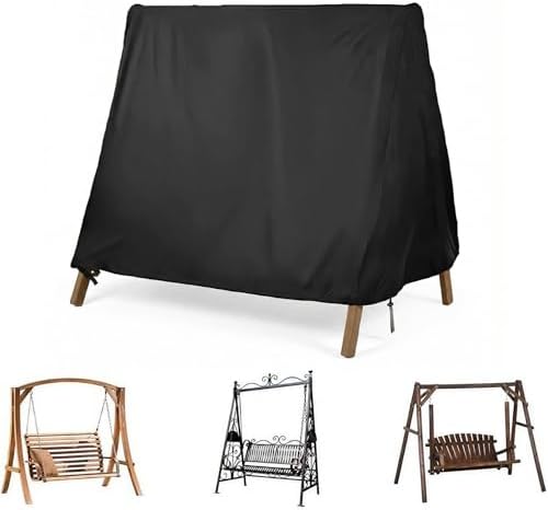 Yahbrra Garden Swing Cover 216x140x170cm Waterproof UV Resistant Universal Protective Cover