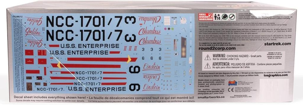 Platz Polar Lights Star Trek Galileo Shuttle with Interior Parts, 1/32 Scale Plastic Model Kit, POL995